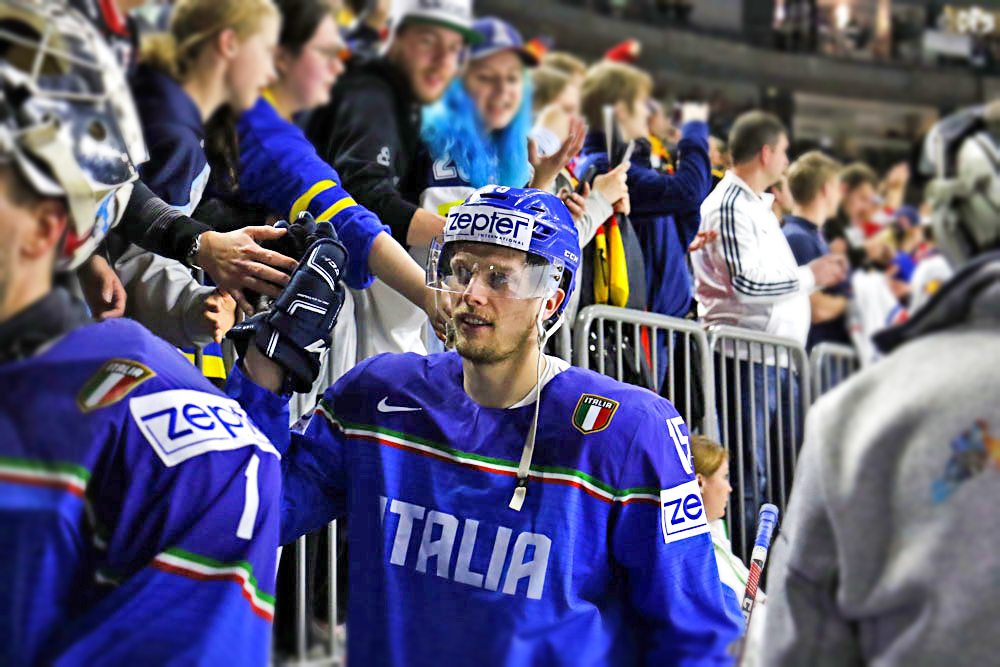 Nazionale hockey ghiaccio Mondiali Enrico Miglioranzi