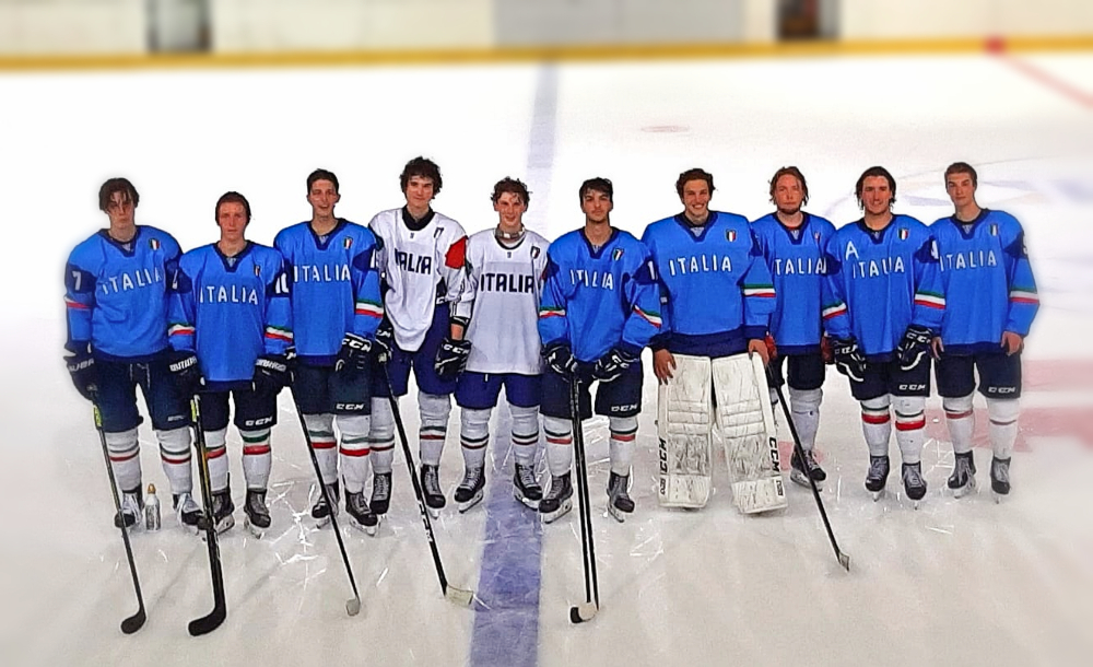 Hockey ghiaccio Nazionale ritiro Egna Under 16 18 20