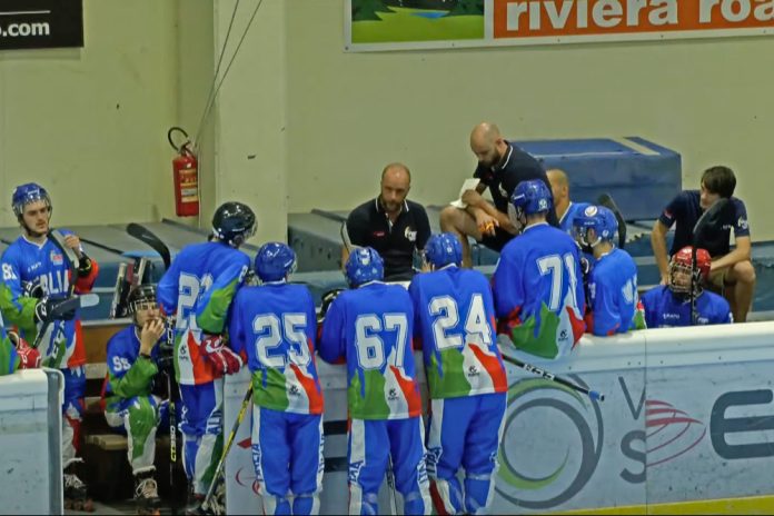 Hockey inline raduno Nazionali Roana Luca Rigoni Denis Sommadossi