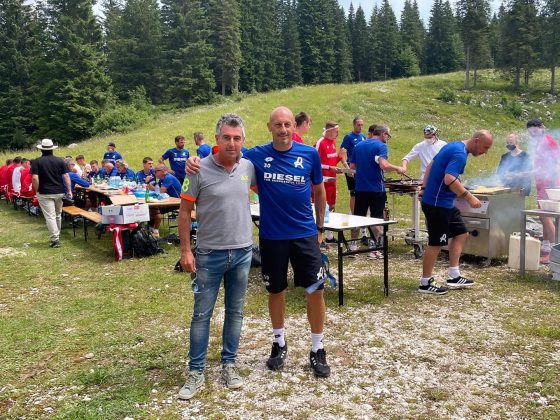 Emanuele Munari e il coach del Lanerossi Mimmo Di Carlo