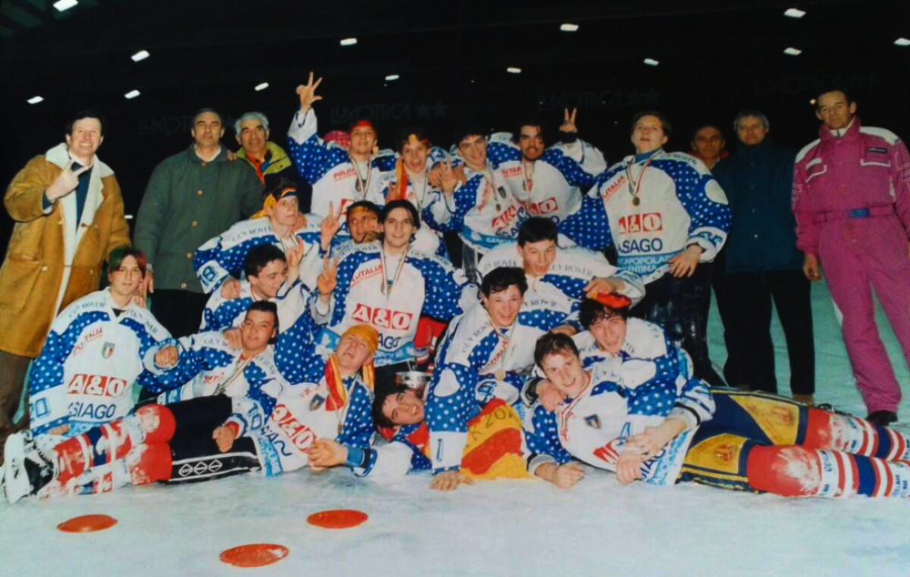 Hockey ghiaccio Dell'Olio Jean Baptiste Asiago campioni U20