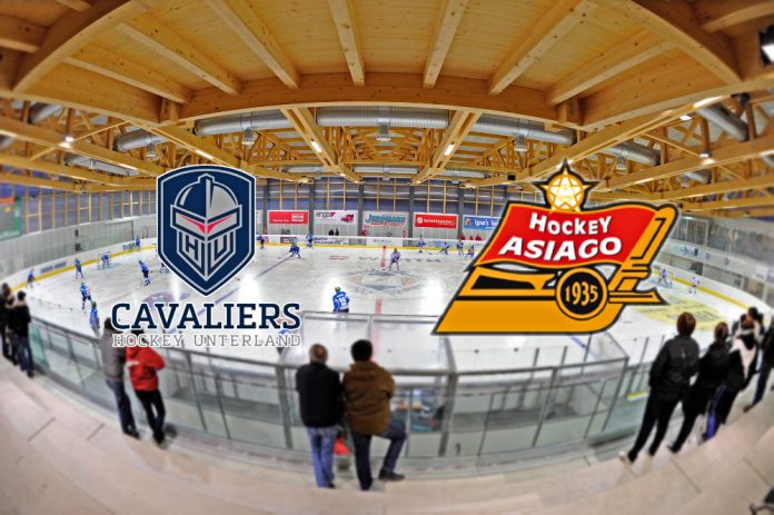 Hockey ghiaccio Supercoppa Unterland Cavaliers vs Asiago Wuerth Arena Egna