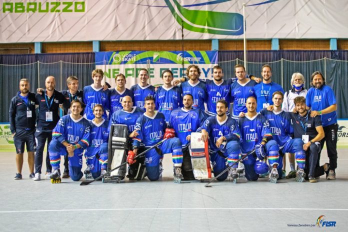 Hockey inline ITALIA FRANCIA maschile Mondiali Roccaraso 2021
