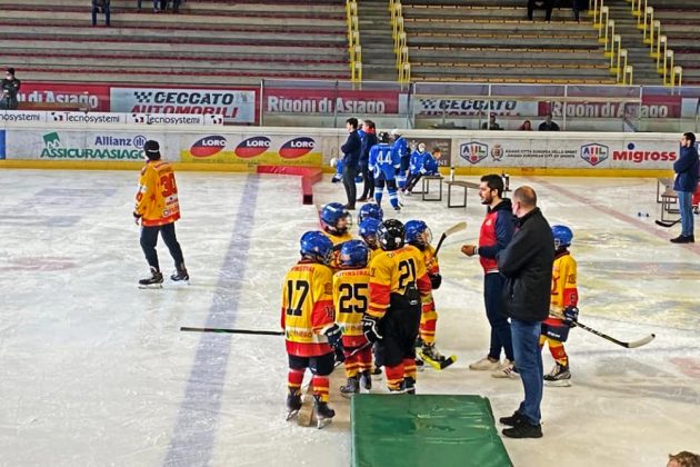 Hockey ghiaccio Asiago Junior coach Simone Olivero