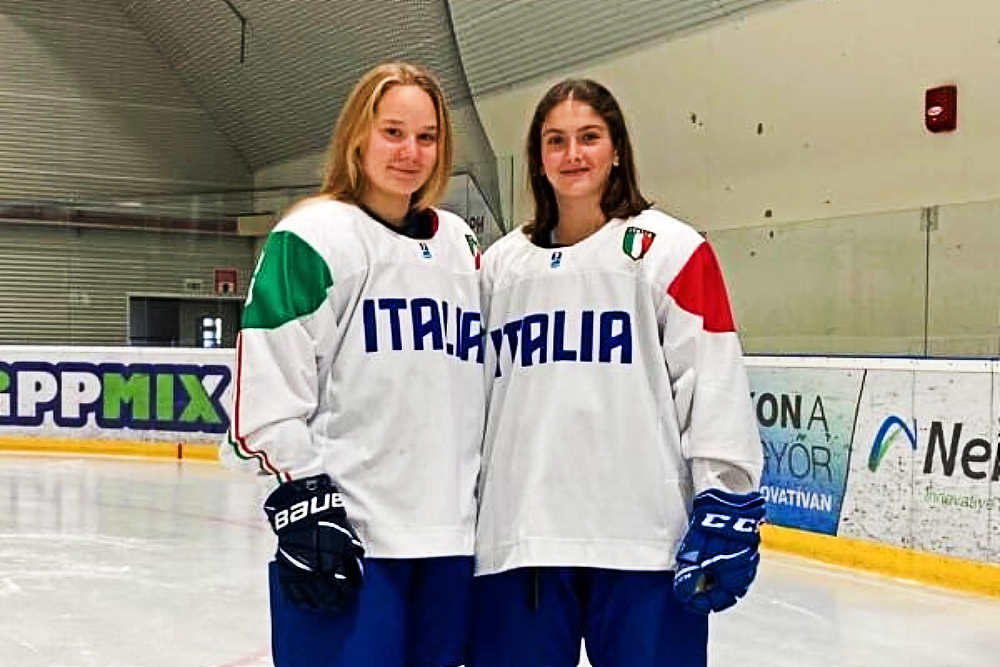 Hockey ghiaccio Agata Muraro Olivia Cambruzzi nazionale femminile Under 18