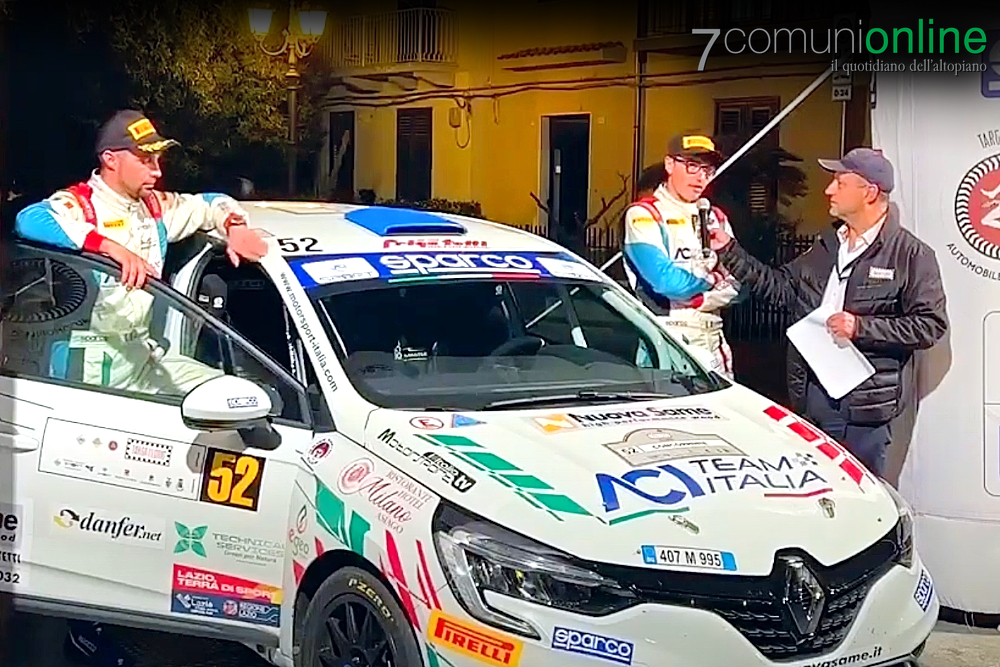 Rally - Targa Florio CIAR Junior - vittoria Davide Pesavento Marco Frigo - intervista