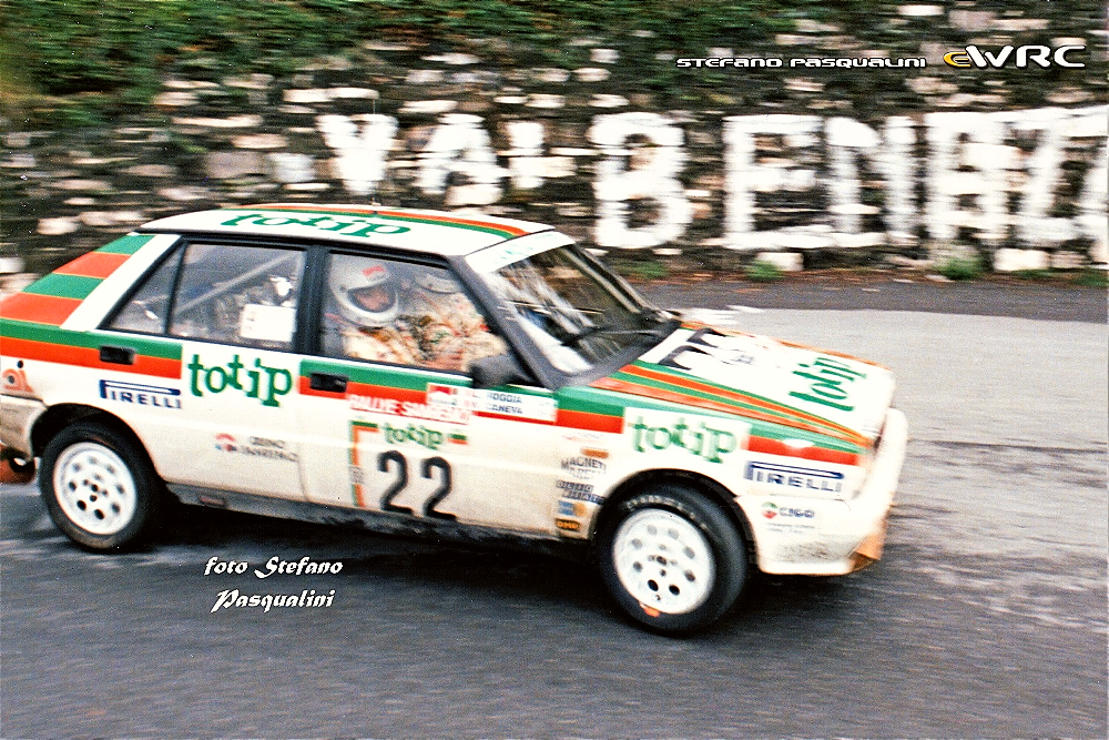 Rally Vittorio Caneva Loris Roggia Sanremo 1987 Lancia Delta HF 4WD