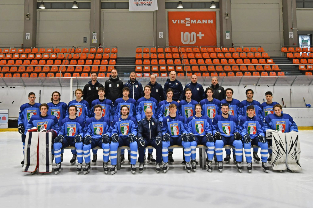 Hockey ghiaccio nazionale Under 20 Mondiali Italia Gran Bretagna squadra