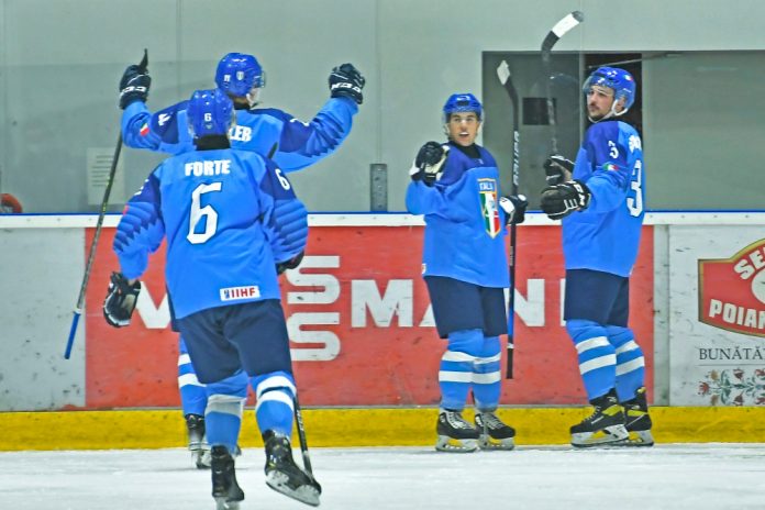 Hockey ghiaccio nazionale Under 20 Mondiali Lituania Italia