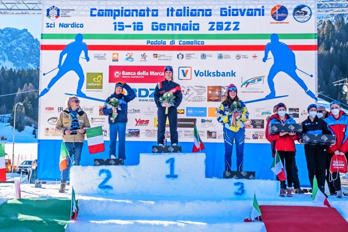 Sci nordico Roberta Cenci podio Campionati Italiani Giovani Coppa Italia Rode Padola