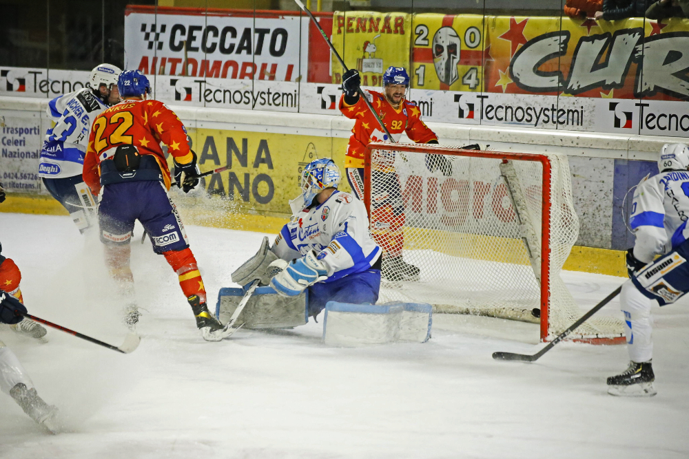 Asiago Hockey Cortina Finali Scudetto 2022 Marek Vankus Giordano Finoro
