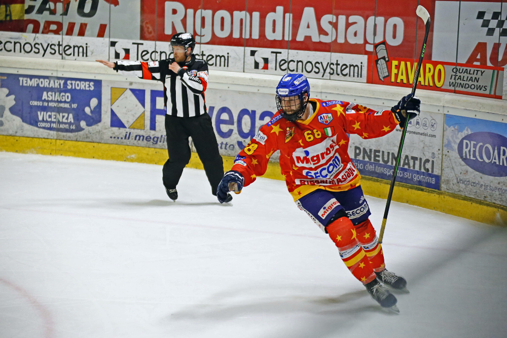 Asiago Hockey Lustenau Gara 4 Semifinale Michele Marchetti