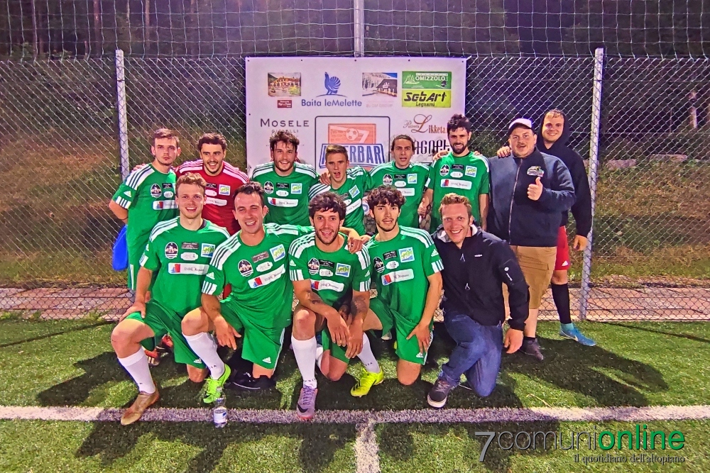 Interbar 7 Comuni Football Tournament - debut of the Enego team