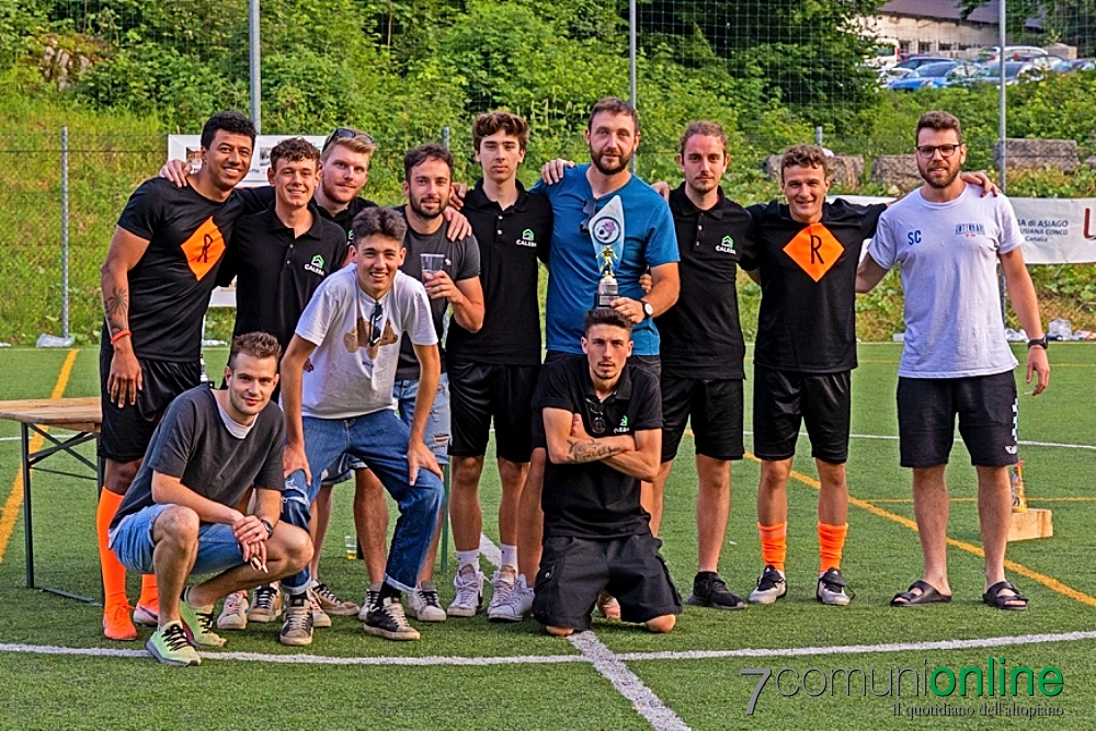 Calcio Torneo Interbar 7 Comuni - squadra Lusiana Conco terzo posto