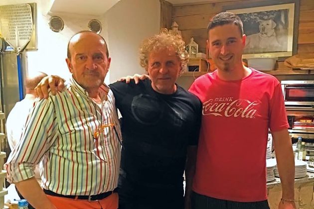 Roberto Benetti Tata - con Nicola e Renzo Rosso Diesel