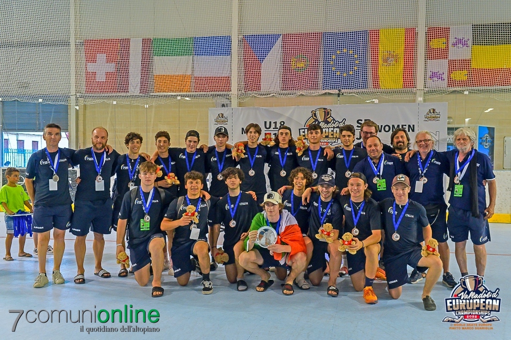 Hockey inline Campionati Europei - Italia Nazionale maschile Juniores Under 18 medaglia bronzo