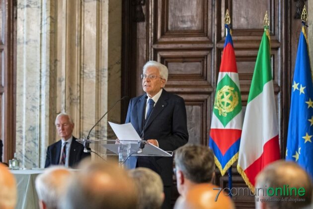 Andrea Rigoni di Asiago - Cavaliere del Lavoro - Presidente Repubblica Italia discorso Sergio Mattarella