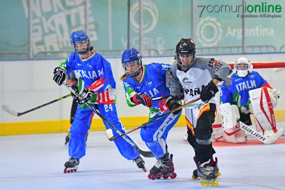 Hockey inline World Skate Games 2022 - Italia Spagna femminile