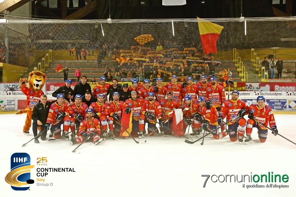 Three out of three for Asiago Hockey.  The Lions enter the semi-finals of the Continental Cup.