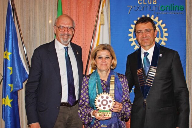 Rotary Club Asiago Altopiano dei 7 Comuni - Mariano Farina Tiziana Agostini Carlo Arduini