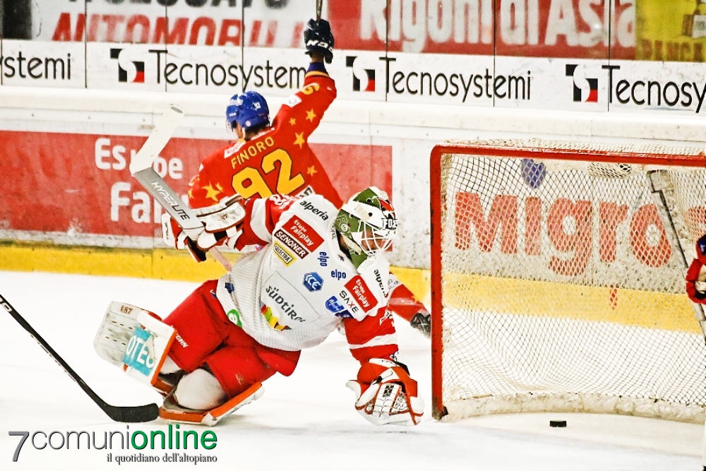 Asiago ICE Hockey League - Bolzano - gol Giordano Finoro