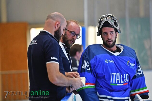 Hockey inline World Skate Games 2022 - Italia Argentina senior maschile - Daniele Facchinetti Luca Rigoni Denis Sommadossi