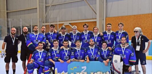 Hockey inline World Skate Games 2022 - Italia Senior maschile 2° posto medaglia argento