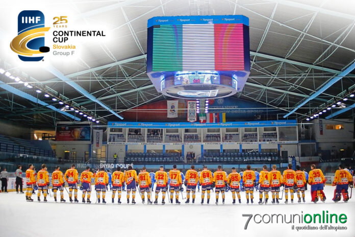 Ice Hockey Continental Cup 2022 - Tipsport Aréna Nitra Slovacchia - Girone F - Asiago Unia Oswiecim