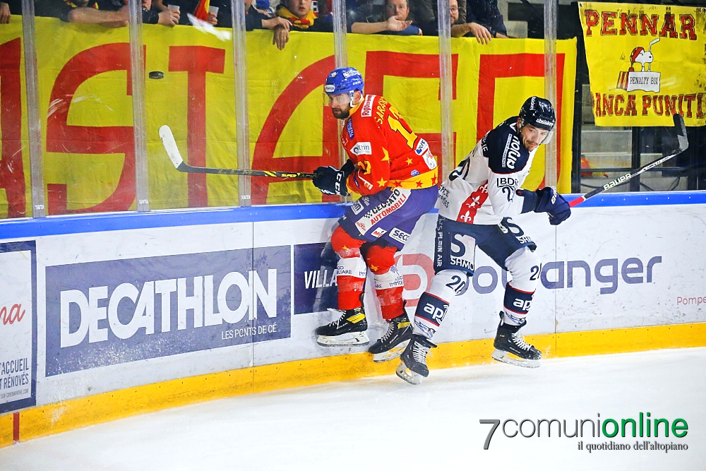 Ice Hockey Finale Continental Cup 2023 - Asiago vs Angers - Nik Saracino