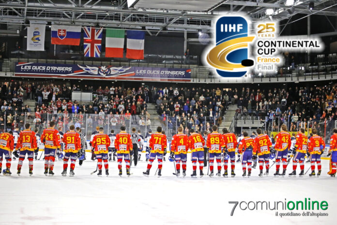 Ice Hockey Finale Continental Cup 2023 - Asiago vs Angers - squadra