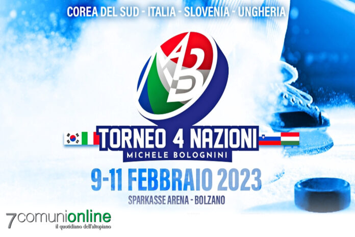 Hockey ghiaccio Torneo 4 Nazioni Michele Bolognini - Bolzano 2023