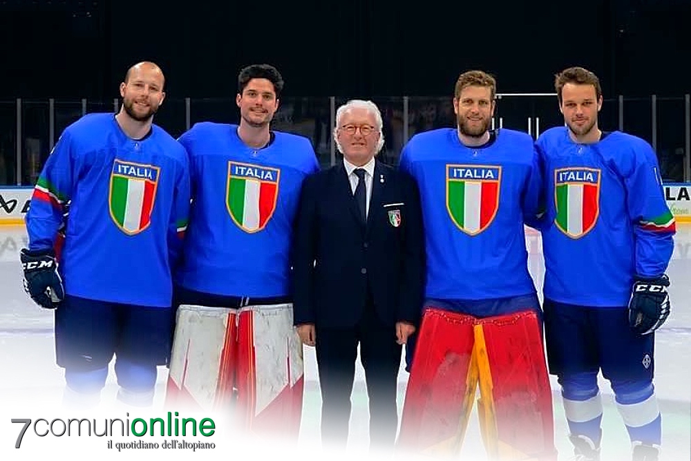 Hockey ghiaccio Italia Mondiali Nottingham Inghilterra 2023 - giocatori Asiago