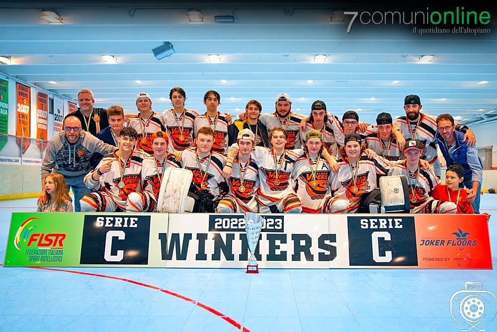 Hockey inline - finali Serie C 2023 - Asiago Vipers campioni
