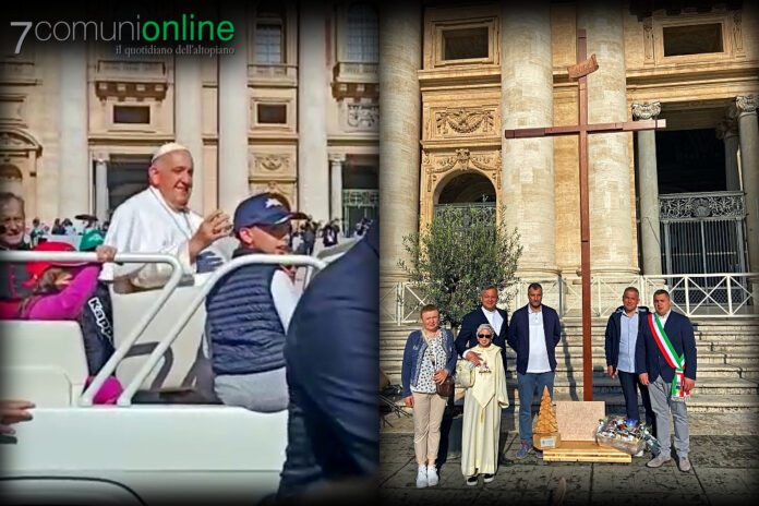 Eros Lazzaretti - croce legno - Vaticano San Pietro Papa Roma