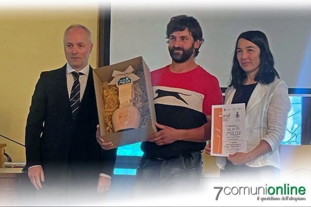 Gallio - evento formaggi Su in Malga 2023 - premiazione Mazze Inferiori - premio giuria tecnica