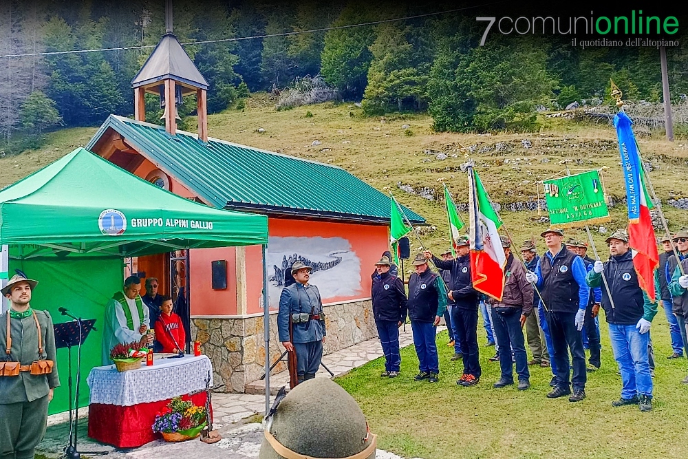 Alpini Gallio - 22 Compagnia Autonoma Skiatori - Busa Fonda - messa