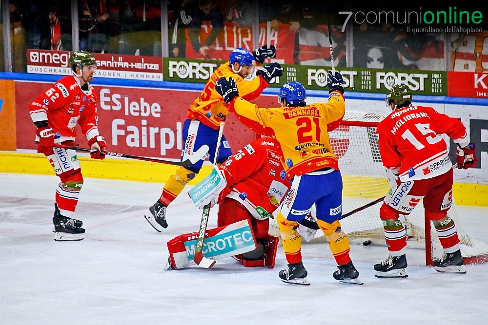 Asiago Hockey - Bolzano - Grande Classico gol Rapuzzi
