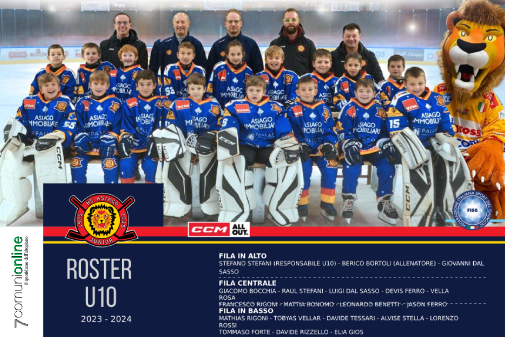 Asiago Hockey Junior - Torneo Under 10 - squadra