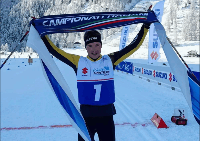 Super Franco Pesavento è abbonato al tricolore: è ancora lui il Campione italiano di Winter Triathlon!