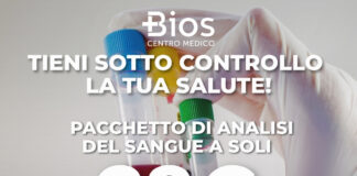Prima la salute! Al Centro Medico Bios 9 esami del sangue a soli 28€