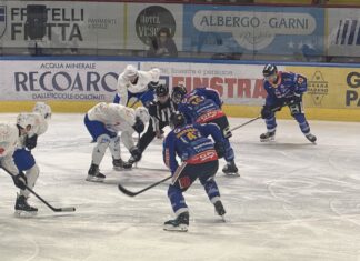 HC Asiago travolgente nel derby: Cortina schiantato 6-2 sul ghiaccio dell’Odegar HC Asiago vs Hafro Cortina